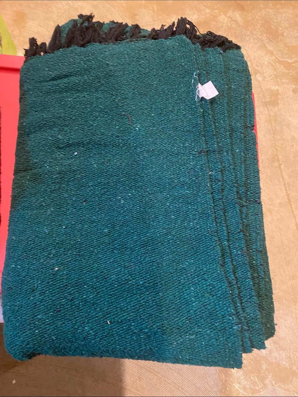 Green yoga Blanket